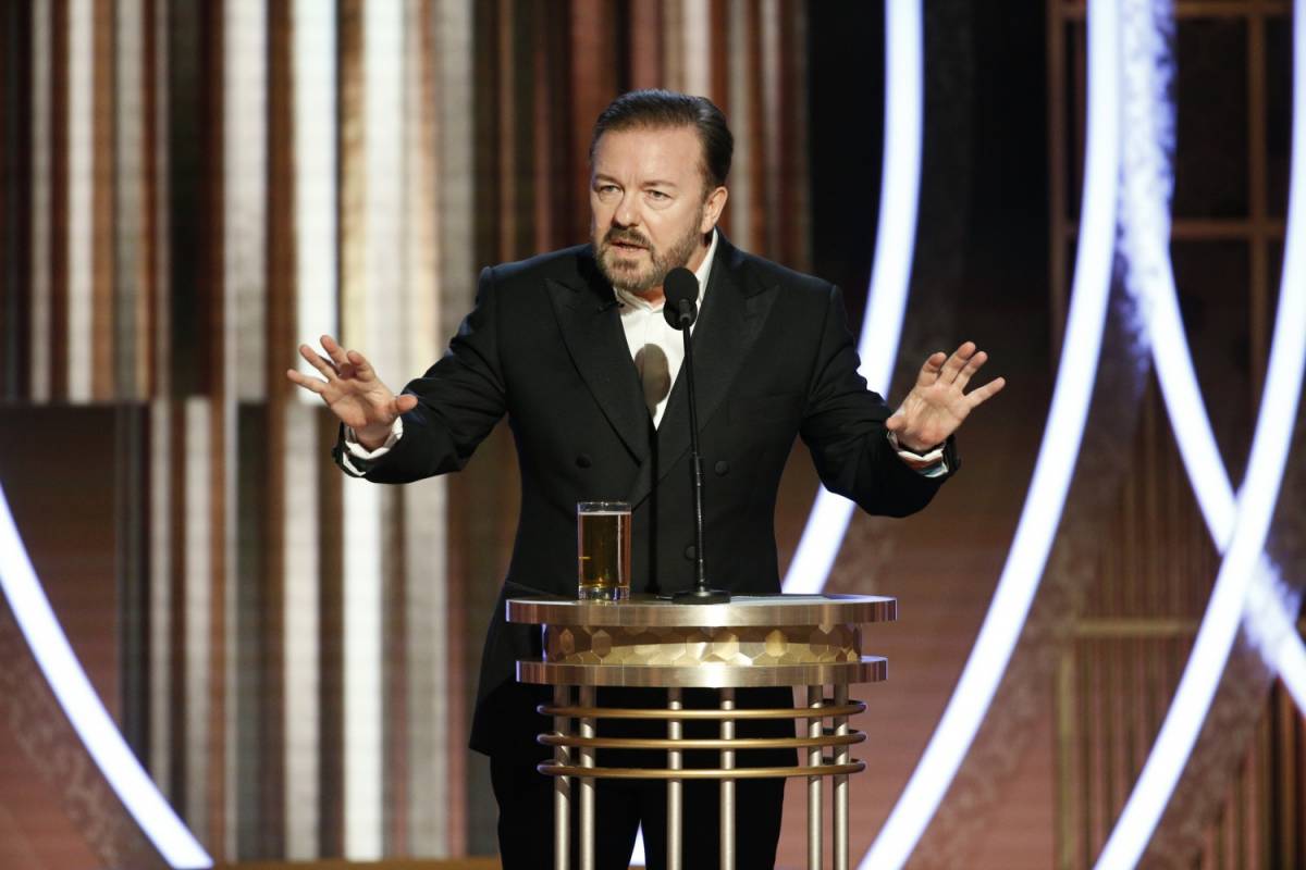 Golden Globes, la denuncia di Ricky Gervais: 